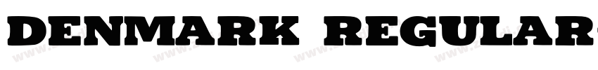 Denmark Regular字体转换